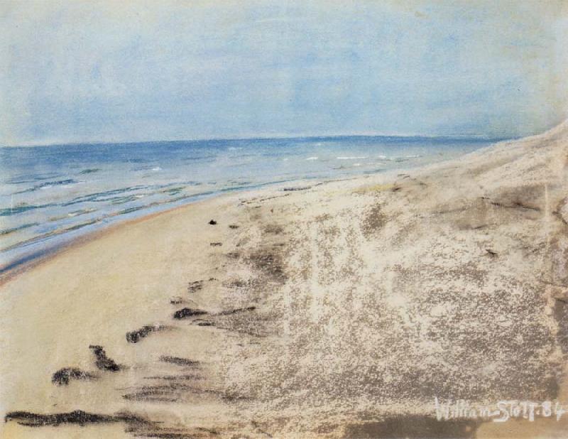 William Stott of Oldham Sand-dunes France oil painting art
